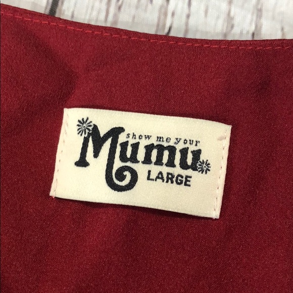 NWT SMYM Ruby Luxe Satin Noelle Wrap Dress - Picture 3 of 14